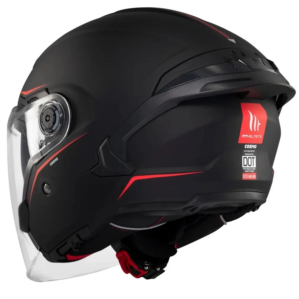 Шолом MT Cosmo SV Solid Black Matt