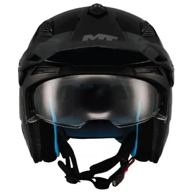 Шлем MT District SV S Pure A1 Black Matt