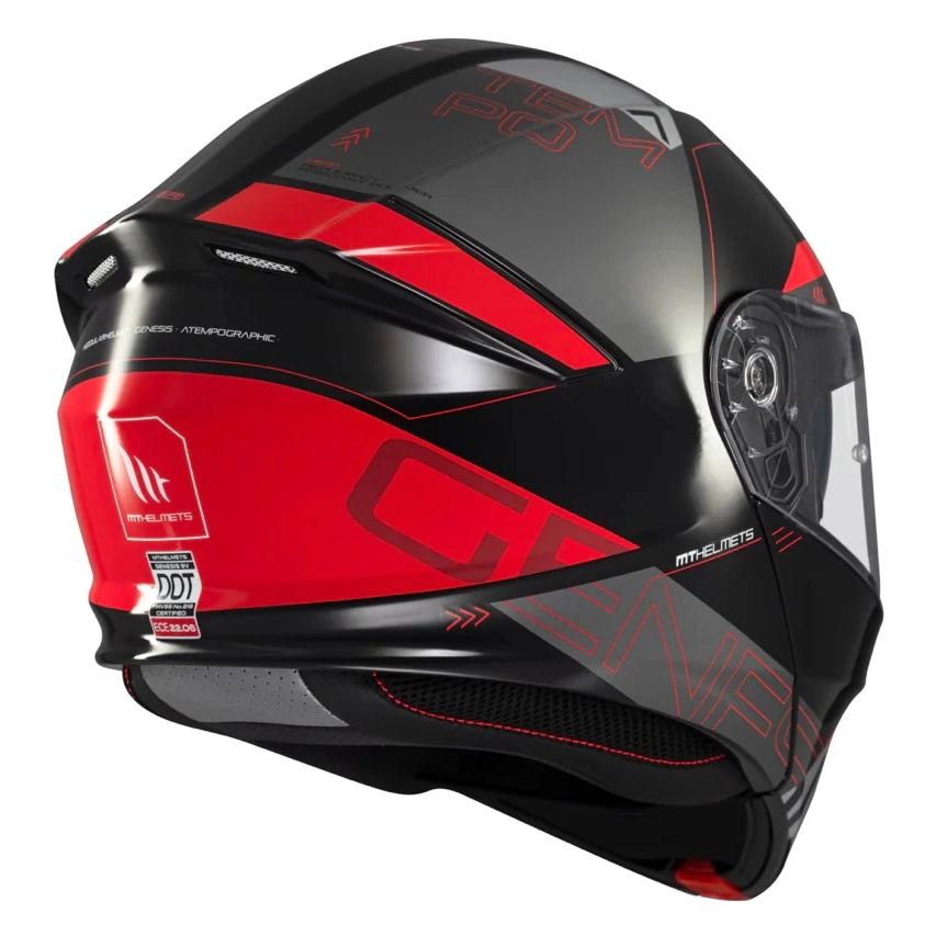 Шолом MT Genesis SV Atempo B15 Black/Grey/Red