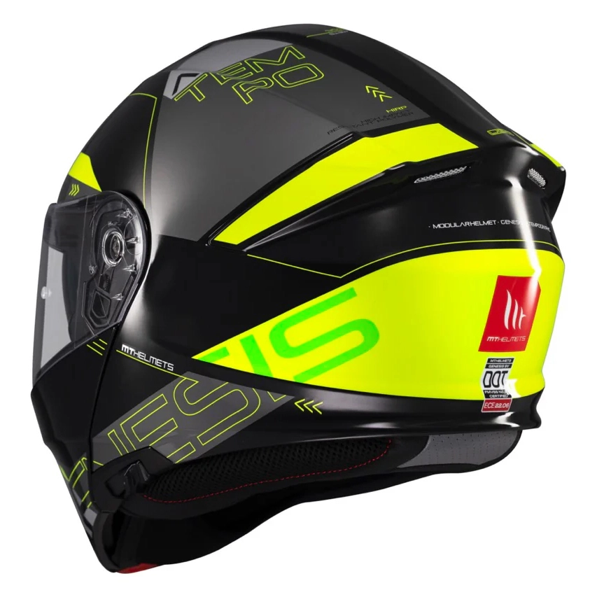 Шолом MT Genesis SV Atempo B3 Black/Grey/Yellow