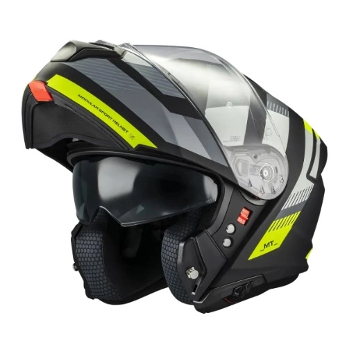 Шолом MT Genesis SV Stroke B13 Black/Grey/Yellow