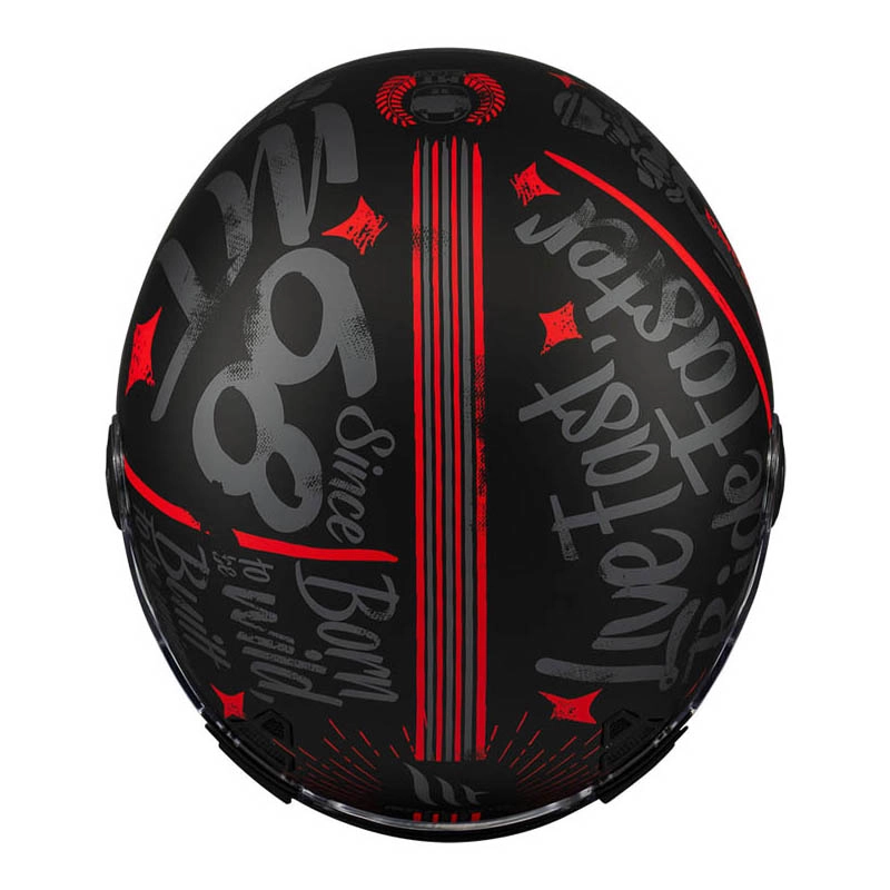 Шолом MT Jarama SV Art E5 Black/Red