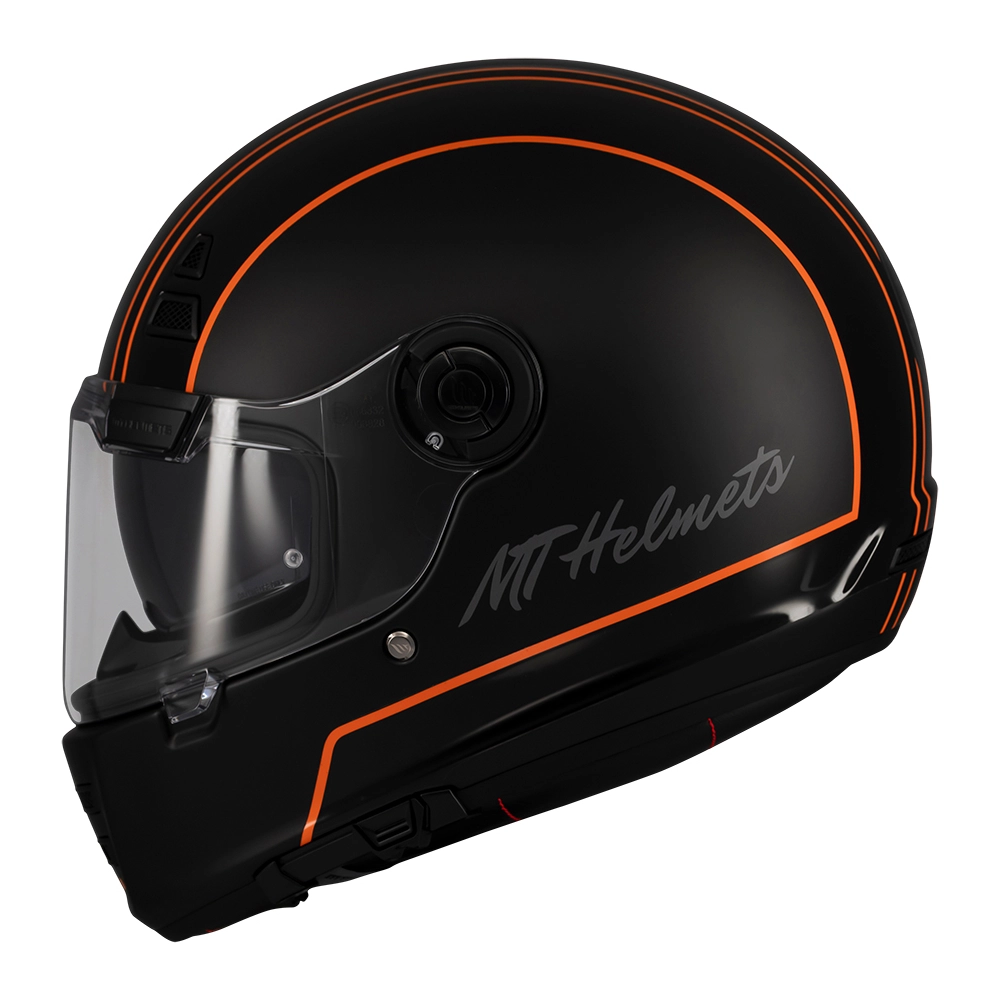 Шолом MT Jarama SV Wild B1 Black/Orange