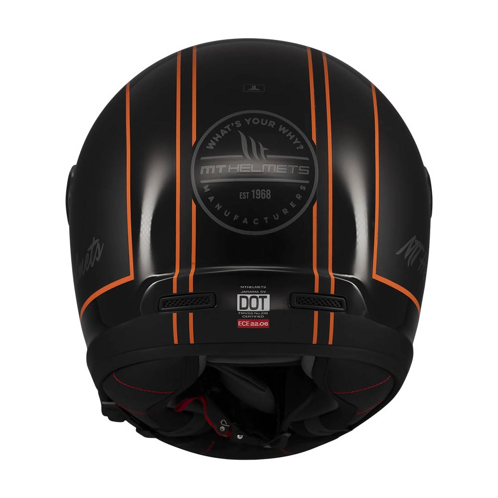 Шолом MT Jarama SV Wild B1 Black/Orange
