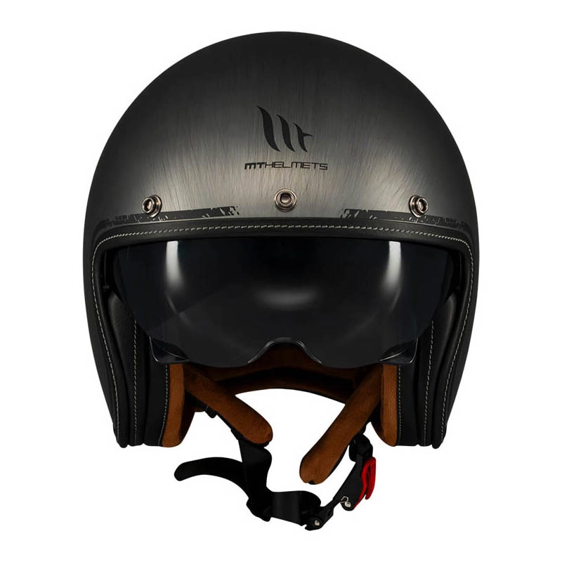 Шолом MT Le Mans 2 SV S Scratched Chrome A2 Black Matt