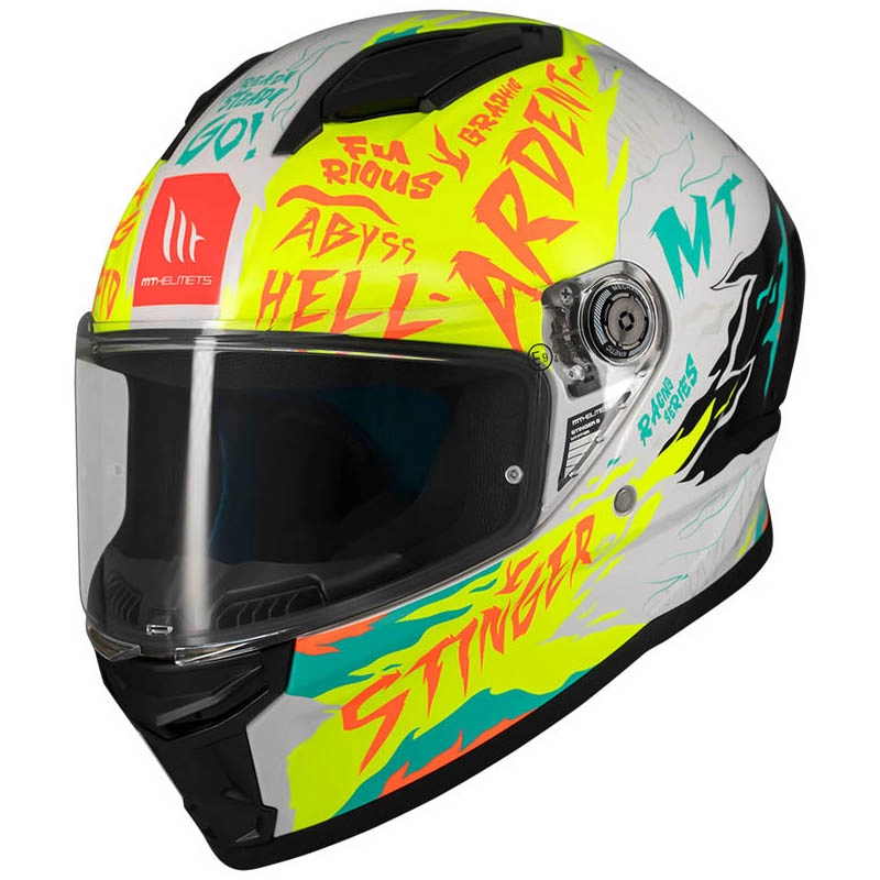 Шолом MT Stinger 2 Ardent A3 Grey/Black/Yellow