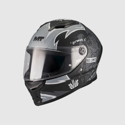 Шолом MT Stinger 2 Tagger B2 Black/Grey