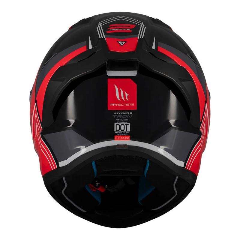 Шолом MT Stinger 2 Tron B15 Black/Red