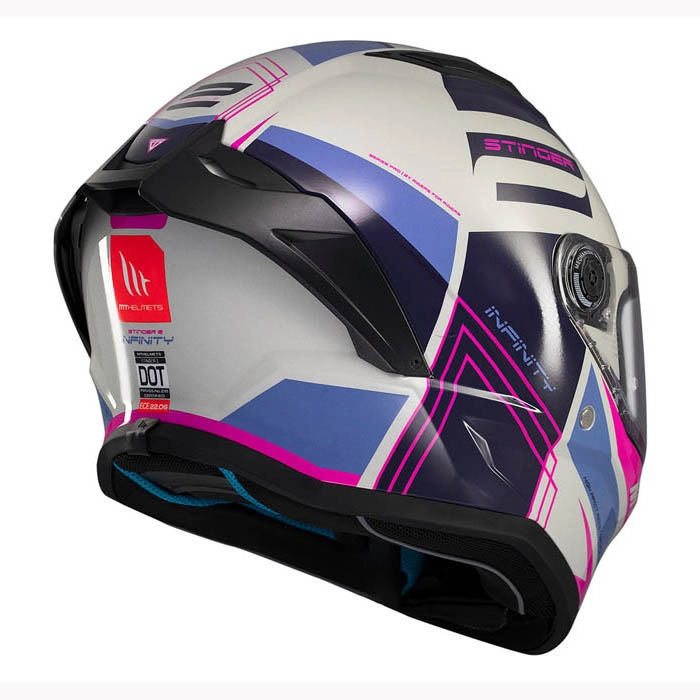 Шолом MT Stinger 2 Tron C8 Grey/Black/Purple