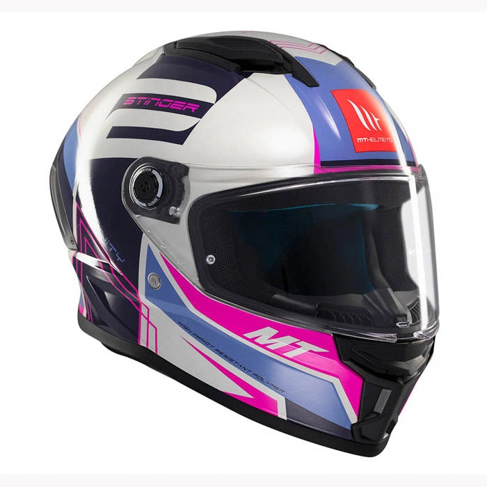 Шолом MT Stinger 2 Tron C8 Grey/Black/Purple