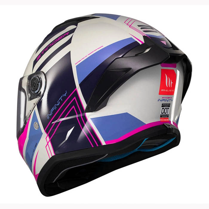Шолом MT Stinger 2 Tron C8 Grey/Black/Purple