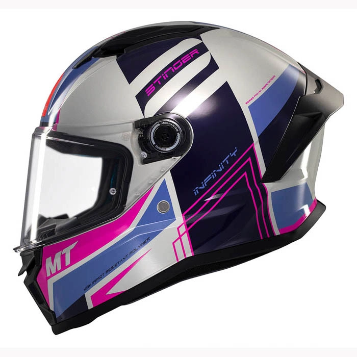 Шолом MT Stinger 2 Tron C8 Grey/Black/Purple