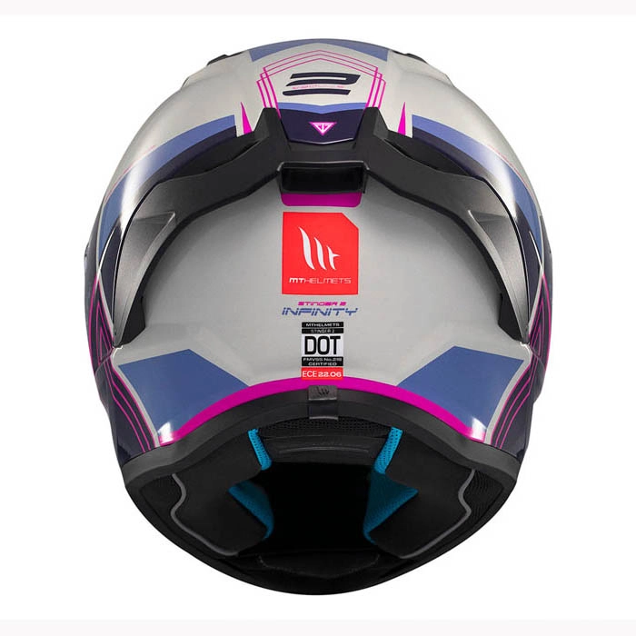 Шолом MT Stinger 2 Tron C8 Grey/Black/Purple