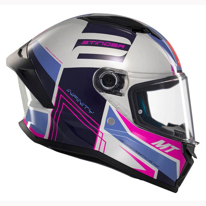 Шолом MT Stinger 2 Tron C8 Grey/Black/Purple
