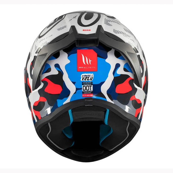 Шолом MT Stinger 2 Yozu A7 Grey/Black/Blue