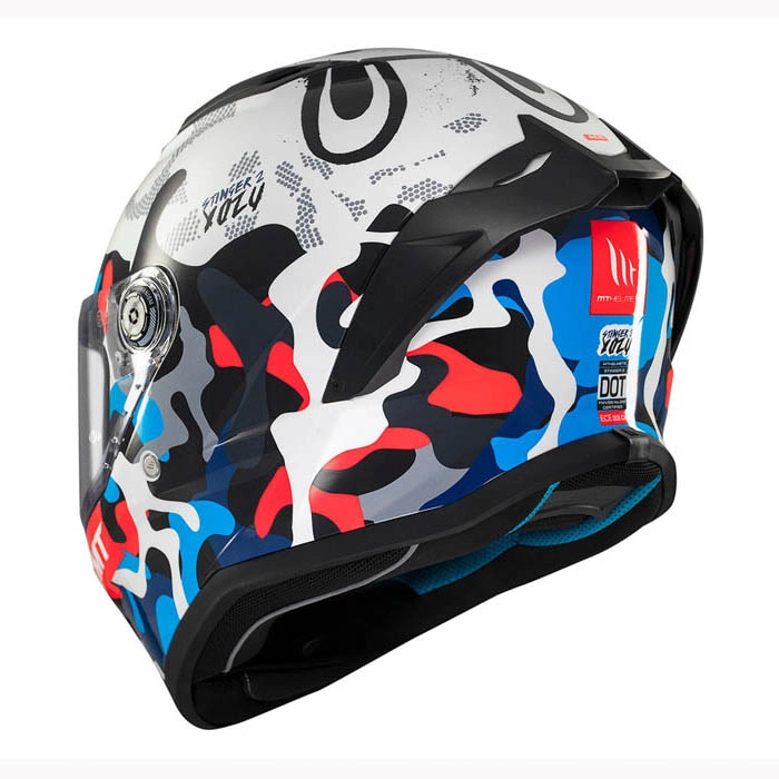 Шолом MT Stinger 2 Yozu A7 Grey/Black/Blue