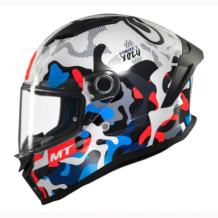 Шолом MT Stinger 2 Yozu A7 Grey/Black/Blue