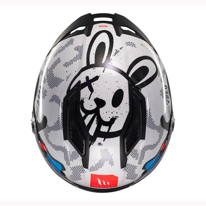 Шолом MT Stinger 2 Yozu A7 Grey/Black/Blue