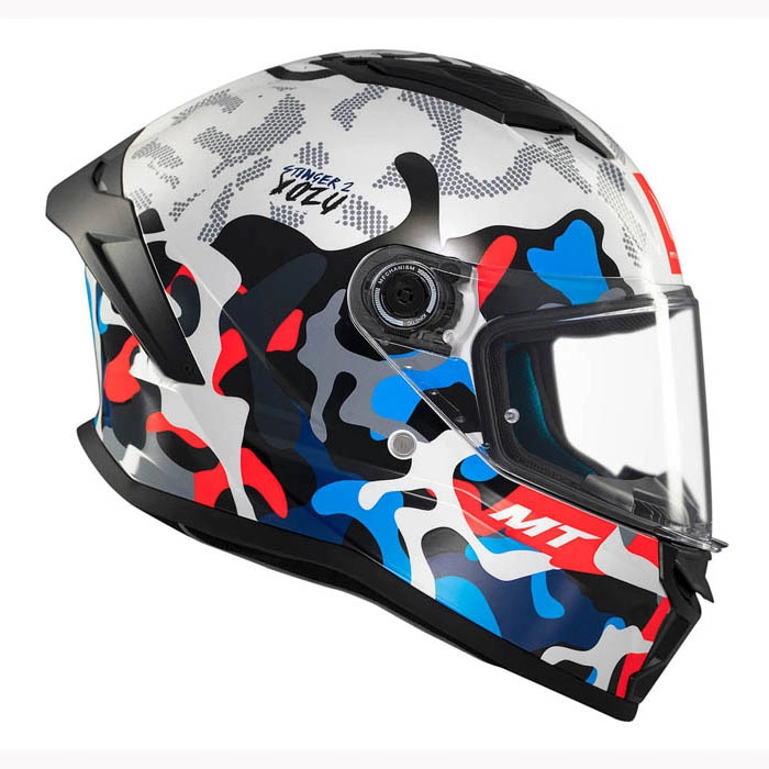Шолом MT Stinger 2 Yozu A7 Grey/Black/Blue