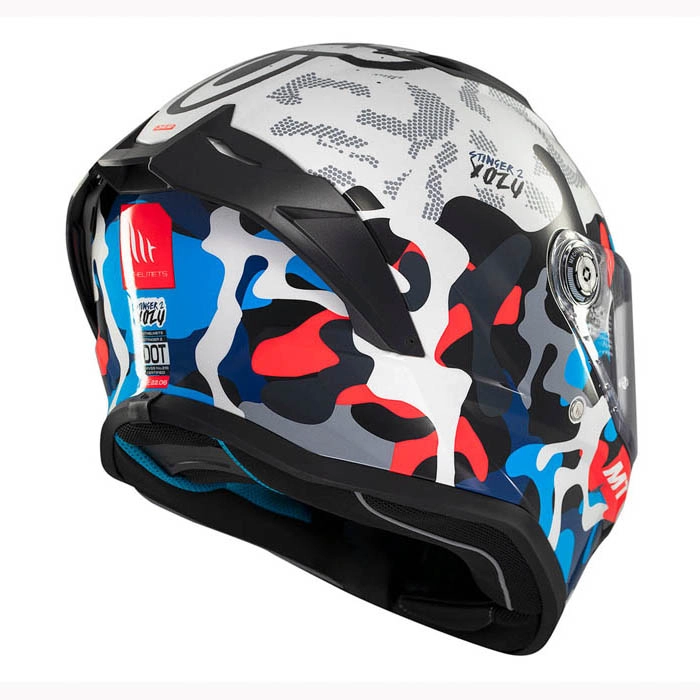 Шолом MT Stinger 2 Yozu A7 Grey/Black/Blue