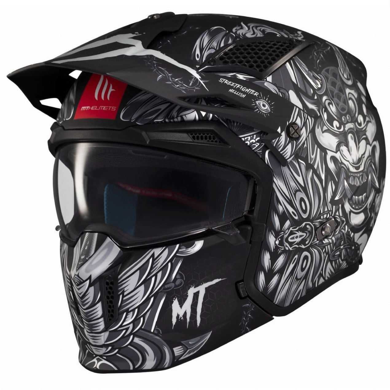 Шолом MT Streetfighter SV Hellish Black Matt