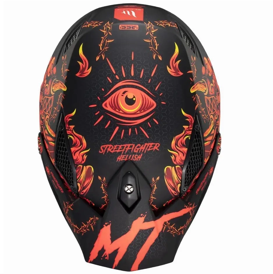 Шлем MT Streetfighter SV Hellish Red Matt