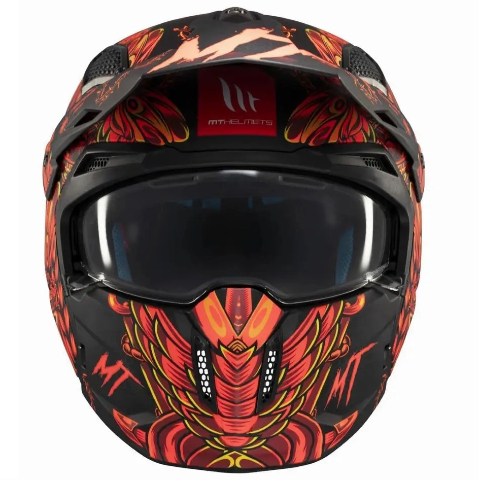 Шлем MT Streetfighter SV Hellish Red Matt