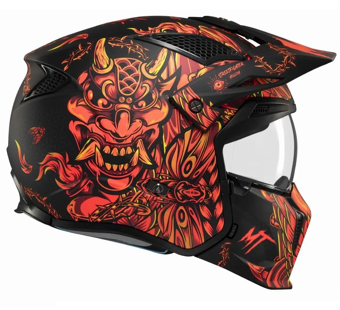 Шлем MT Streetfighter SV Hellish Red Matt
