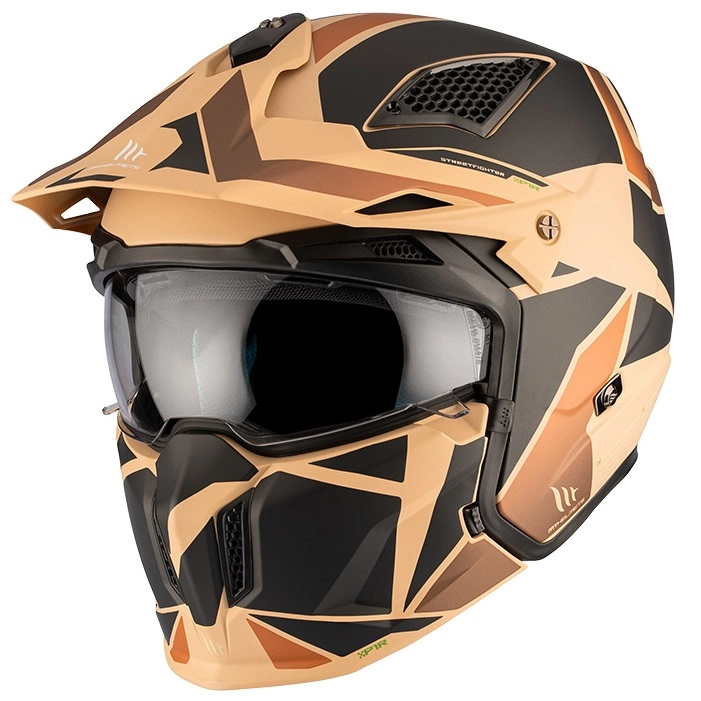 Шолом MT Streetfighter SV S P1R Brown/Black