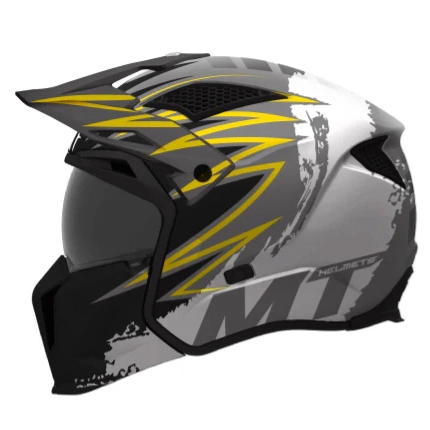 Шолом MT Streetfighter SV S Tackle B2 Grey/White/Yellow