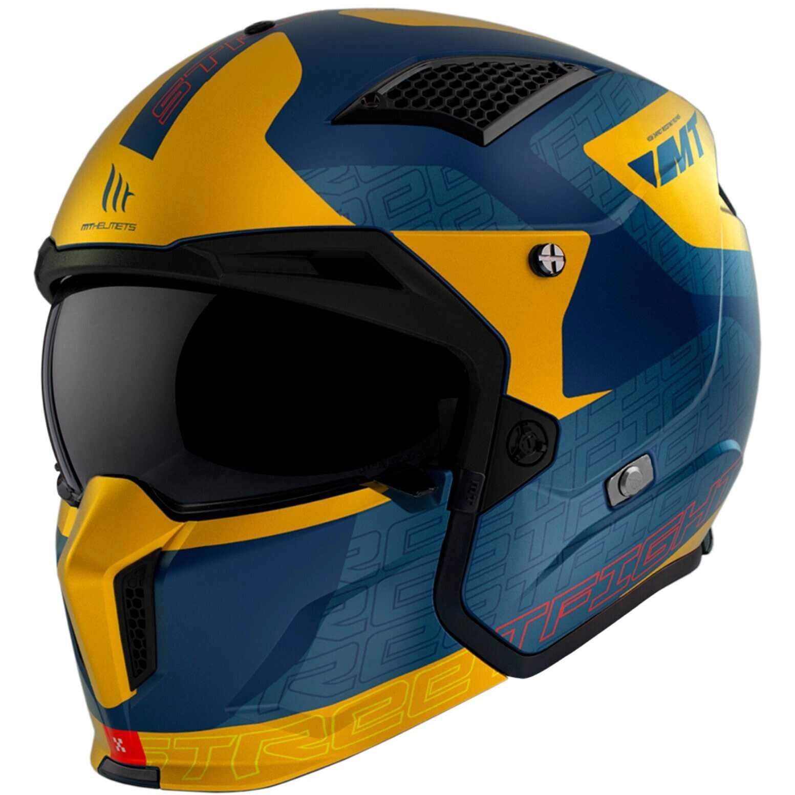 Шолом MT Streetfighter SV S Totem Yellow Matt