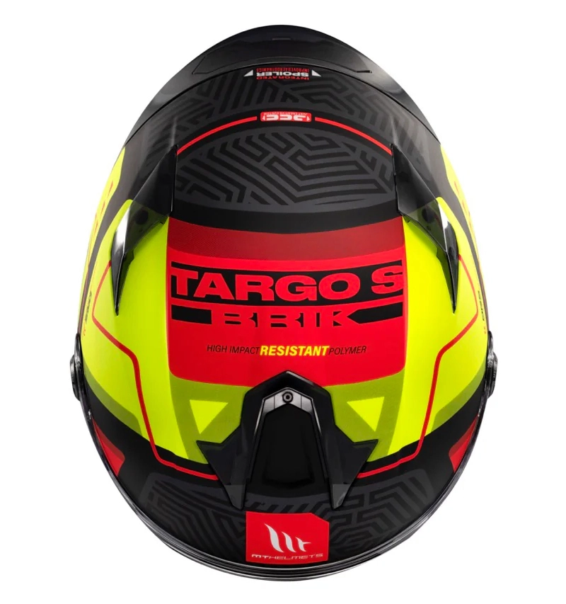 Шолом MT Targo S Brik C3 Black/Yellow/Red