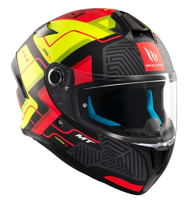 Шолом MT Targo S Brik C3 Black/Yellow/Red