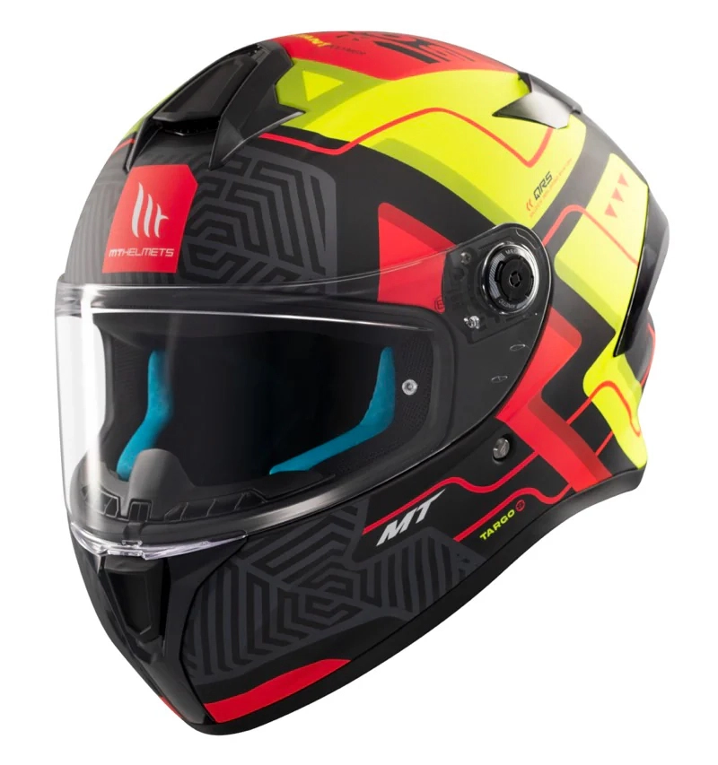 Шолом MT Targo S Brik C3 Black/Yellow/Red