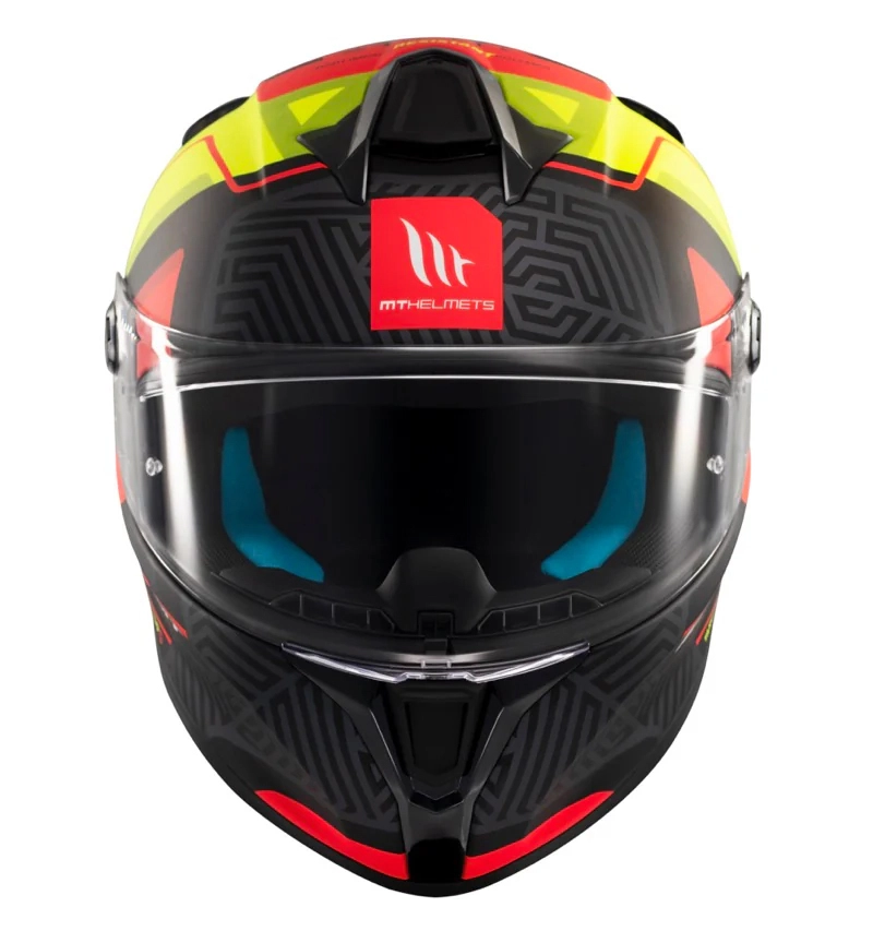 Шолом MT Targo S Brik C3 Black/Yellow/Red