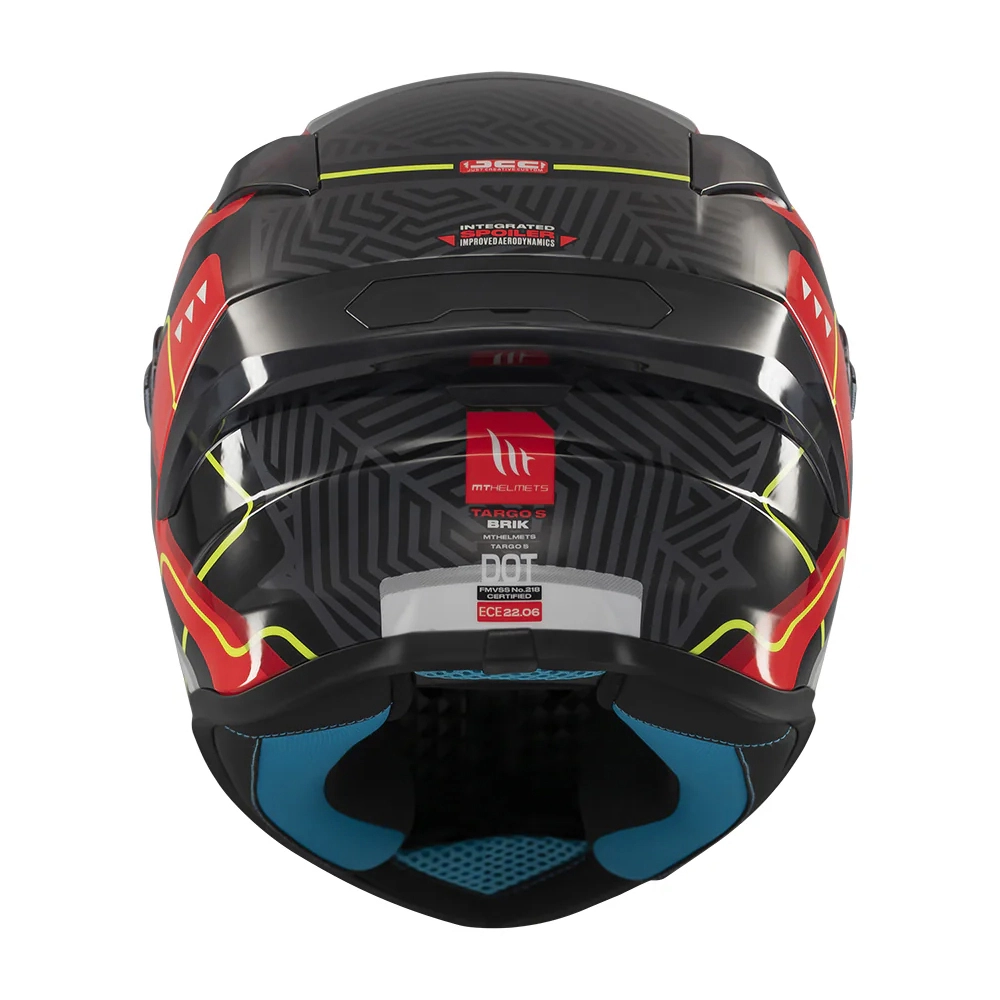 Шлем MT Targo S Brik C5 Black/Red/Grey