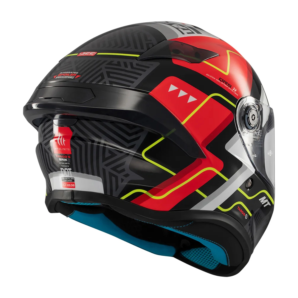 Шлем MT Targo S Brik C5 Black/Red/Grey