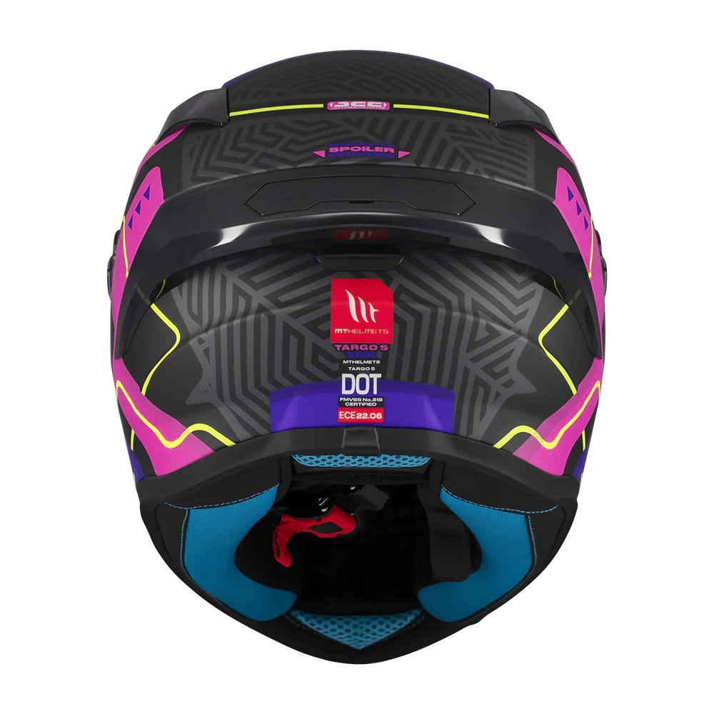Шлем MT Targo S Brik C8 Black/Pink