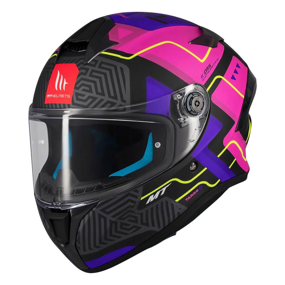 Шлем MT Targo S Brik C8 Black/Pink