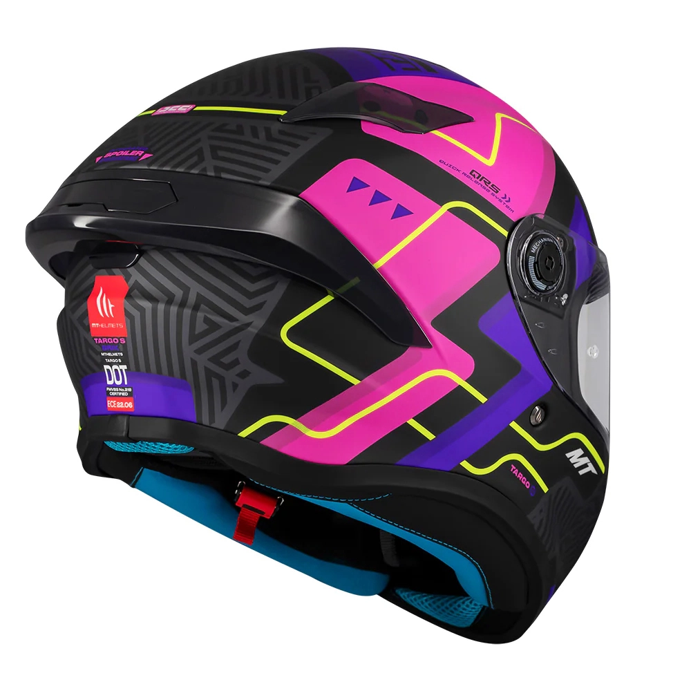 Шлем MT Targo S Brik C8 Black/Pink