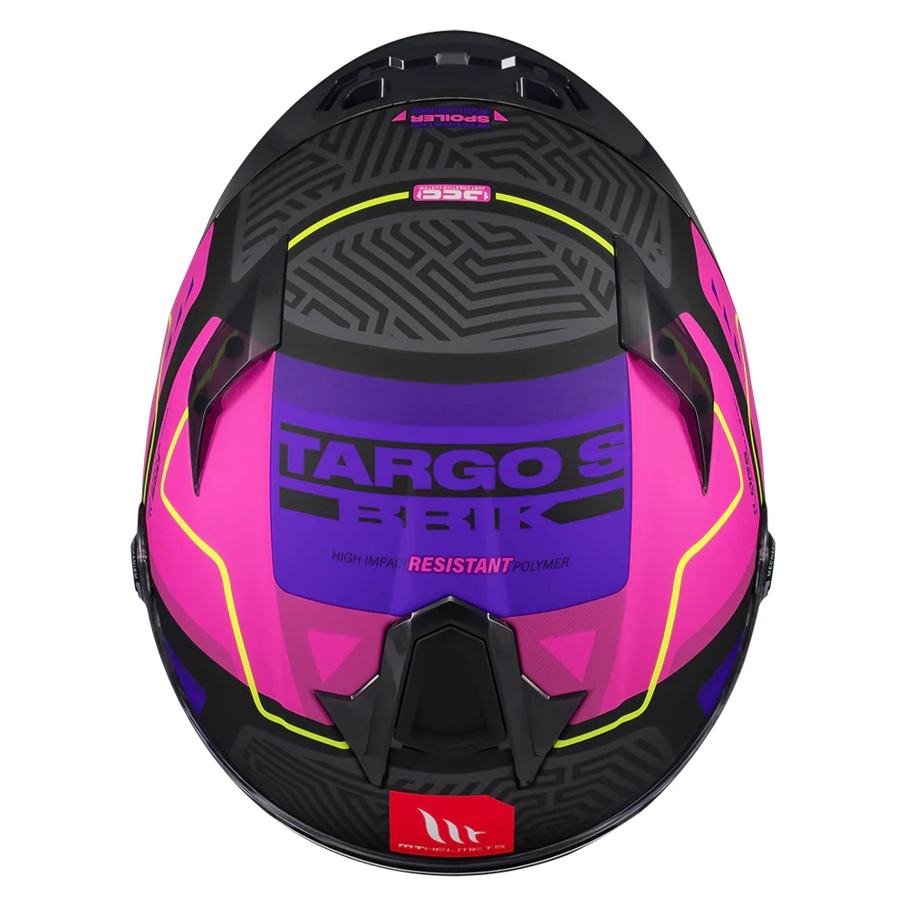Шлем MT Targo S Brik C8 Black/Pink