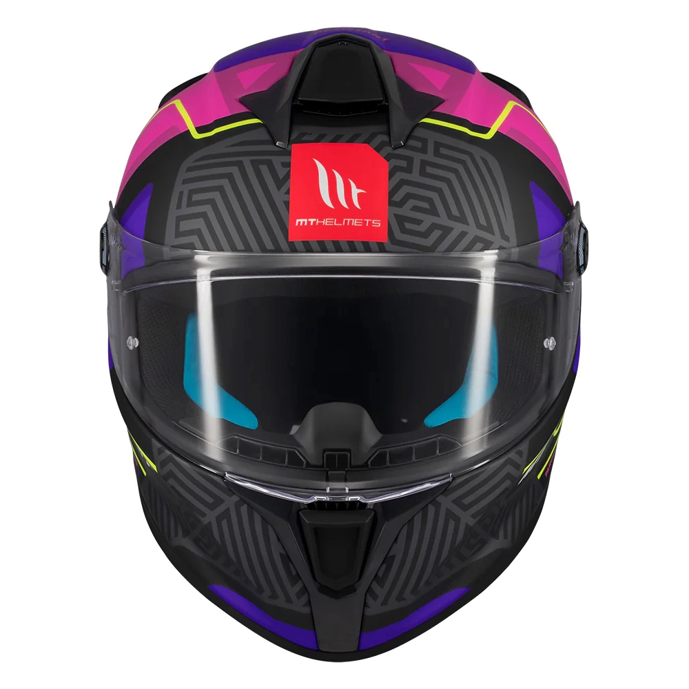Шлем MT Targo S Brik C8 Black/Pink