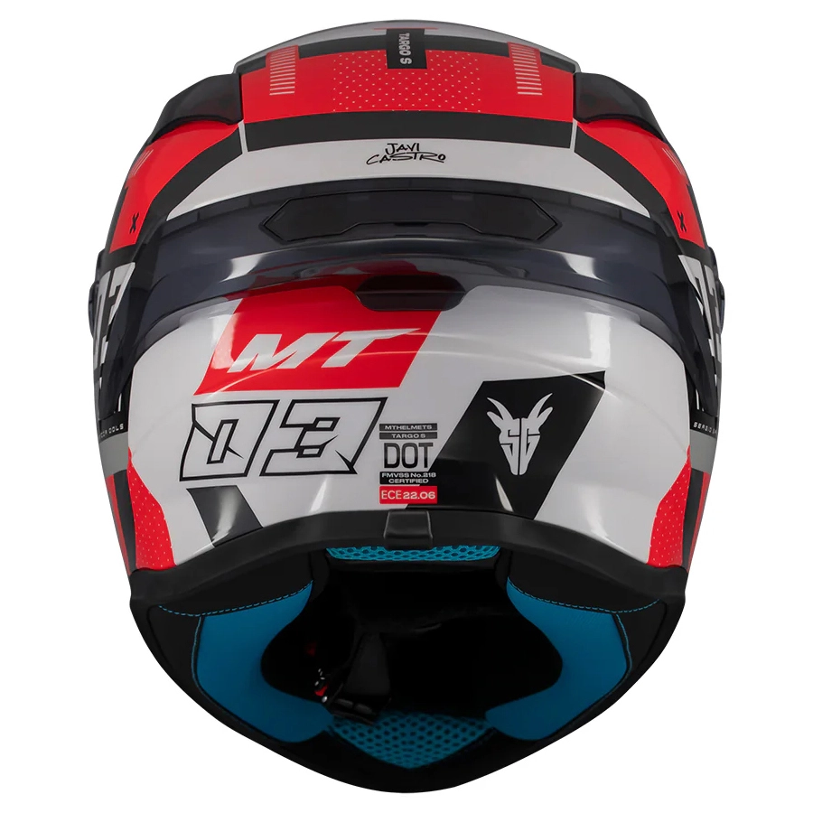 Шолом MT Targo S Sergio Garcia 2024 B5 Grey/Black/Red
