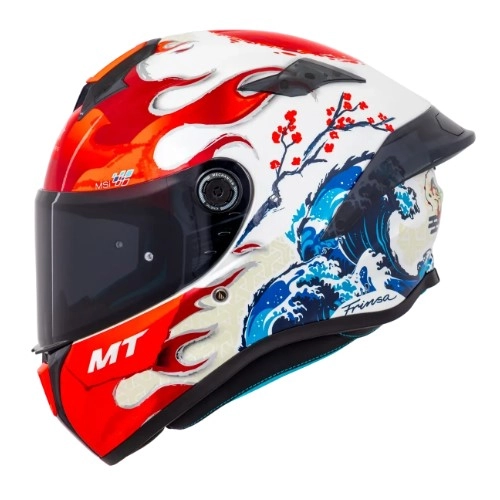 Шолом MT Targo S Yamanaka 2025 A5 Black/Red/Mix