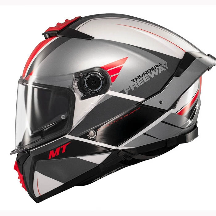Шолом MT Thunder 4 SV Freeway A5 Grey/Red