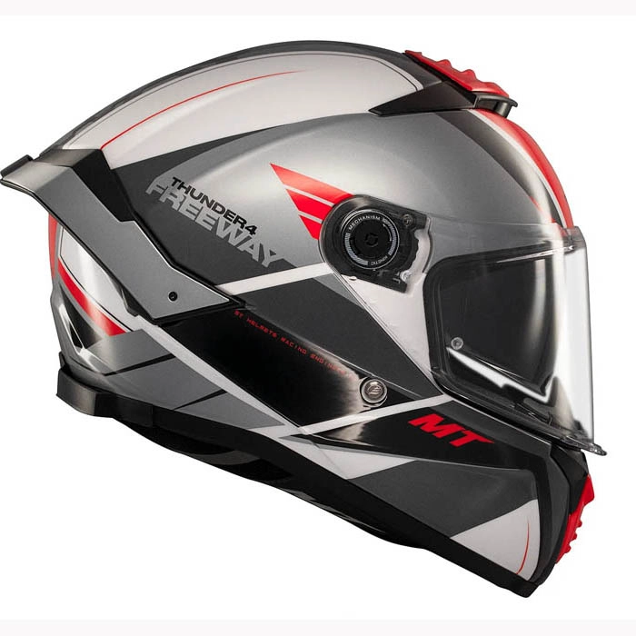 Шолом MT Thunder 4 SV Freeway A5 Grey/Red