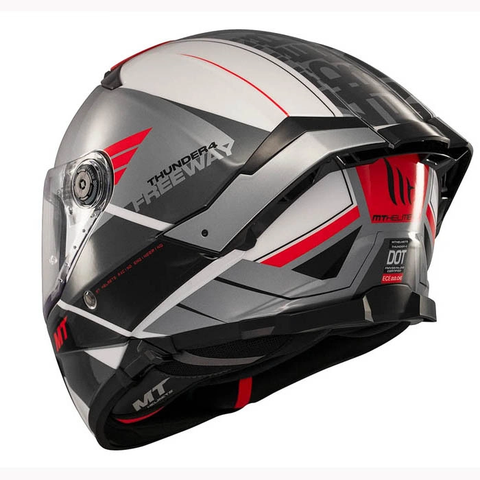 Шолом MT Thunder 4 SV Freeway A5 Grey/Red