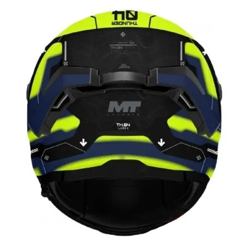 Шолом MT Thunder 4 SV Lumex B27 Blue/Yellow