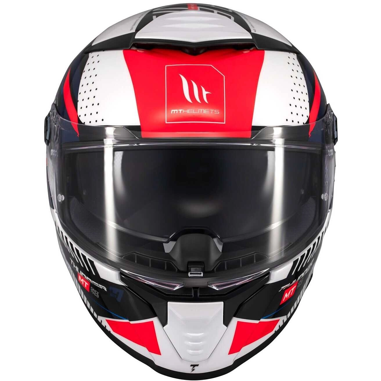 Шолом MT Thunder 4 SV Luminence A17 White/Blue/Red