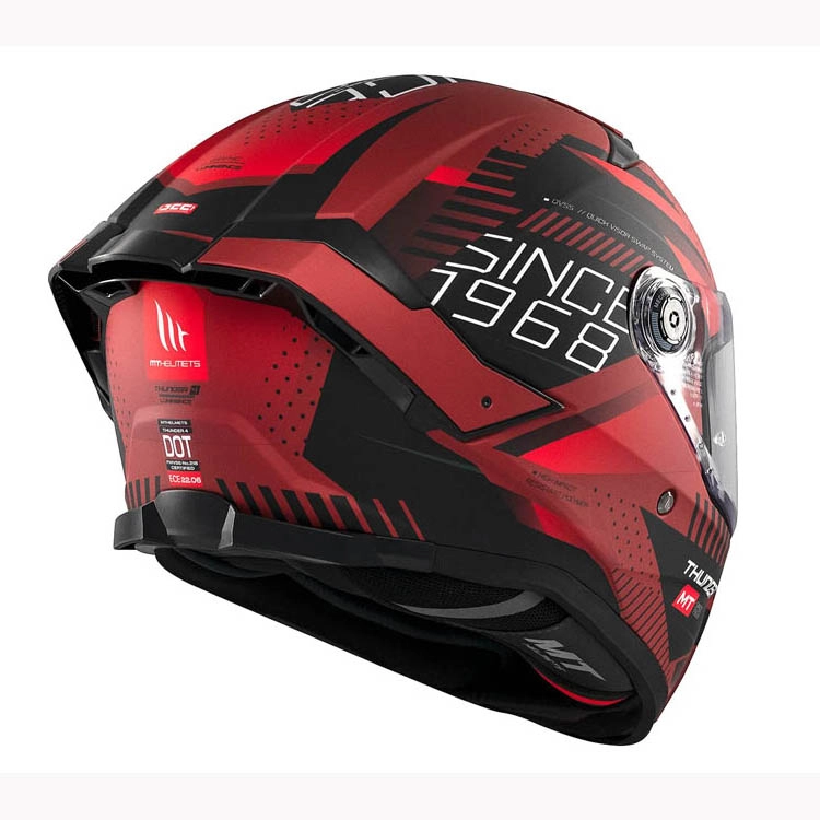 Шолом MT Thunder 4 SV Luminence D5 Red/Black